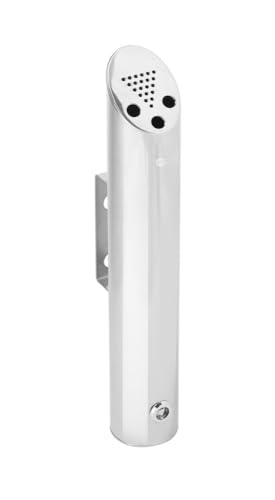 HENDI Wall Mounted Ashtray, ⌀75x(H)460 mm, Silver
