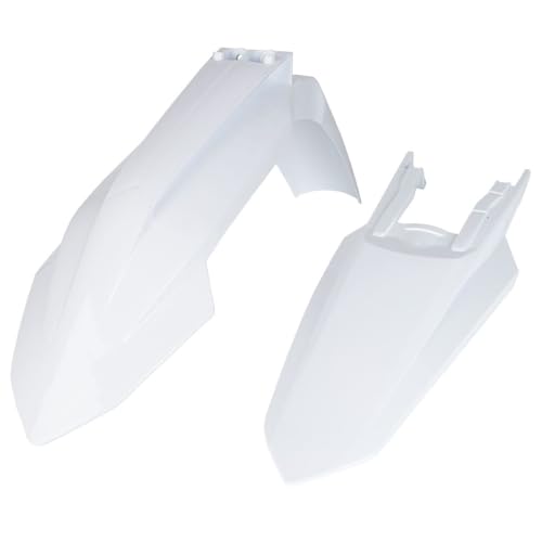Kit garde-boue blanc UFO PLAST anti-casse pour KTM EXC-F 450