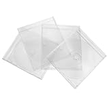 Polyvalent : ces CD sont polyvalents et peuvent être utilisés à diverses fins, notamment l'enregistrement de musique, le stockage de données et les projets de bricolage, porte-bijoux transparent, étui de rangement transparent
