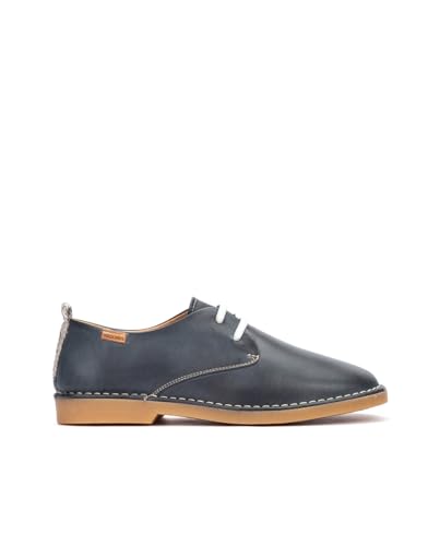 Pikolinos Flache Schuhe in Leder NOIA für Frauen Farbe Ocean