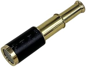 Captain Pirates Telescope Spyglass 6 Inch Solid Brass Handheld Nautical Spy Glass for Navigation, Vintage Maritime Decor & Collectible Gift image 5