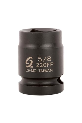 SUNEX TOOLS 220fp 1/2-Inch Drive 5/8-Inch Female Pipe Plug Socket