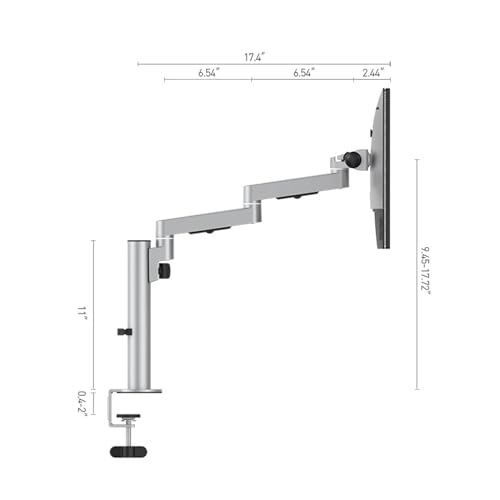 Support de moniteur robuste alu anodisé pour écran 32" - 3