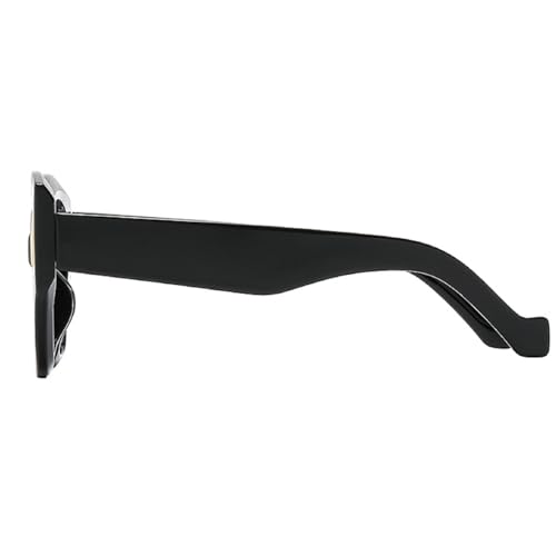 Fashion Oversized Women Square Sunglasses Vintage Leopard Brown Shades UV400 Trendy Men Black Sun Glasses N453