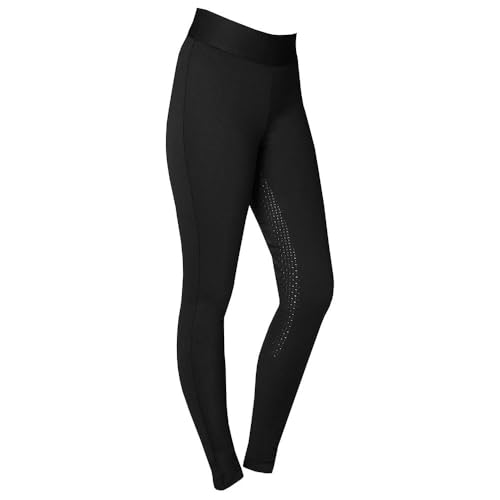 Pantalon d'équitation fond silicone enfant Helene Horka noir 164