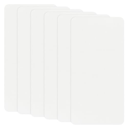 M METERXITY 6-Pack Polyester Repair Patches, 7.9 x 3.9" Self-Adhesive Fabric Repair Patches Waterproof Lightweight for Clothes/Sofas/Tents/Bags/Car Seats [White] by M METERXITY - Used condition - CA$14.68