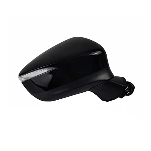 車用バックミラーアセンブリ、電動角度調整機能、折りたたみ式、ヒーター付き、ブラインドスポットモニタリング機能付き、マツダ CX-5 CX5 2015 2016 対応(9Wire-Right)