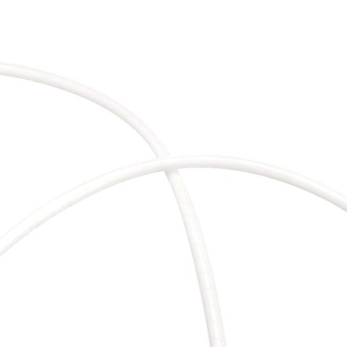 Amazon Basics Kabelkanal, ideal zur Kabelführung und zum Schutz der Kabel vor Haustieren, 2.5 m, weiß