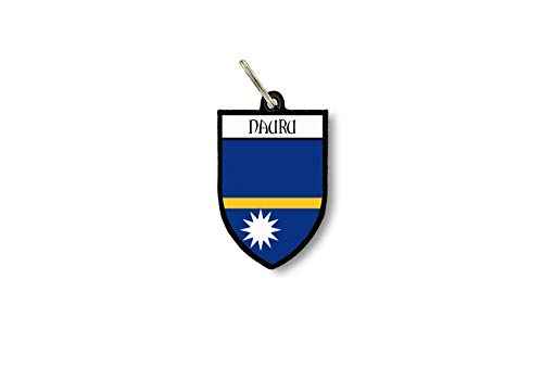 Porte cles clefs cle Drapeau Collection Ville Blason Nauru