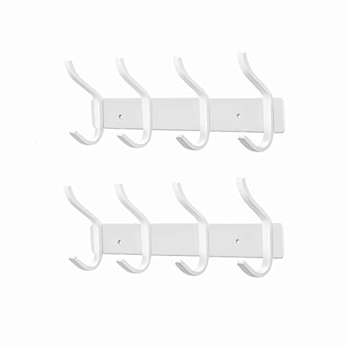 MEIJO Percheros Pared con 4 ganchos Ganchos