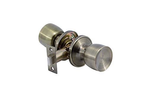 Yale Passage KNOB Set Antique Brass