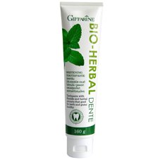 Toothpaste Whitening Giffarine Bio Herbal Dente, with 7 Natural Ingredients.