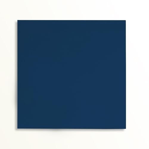Image of 2 Pcs 12x12 Inch 1 /8 in Thickness Dark Blue Plexiglass Panel One Sided Glossy One Sided Frosted Plexiglass for DIY Items