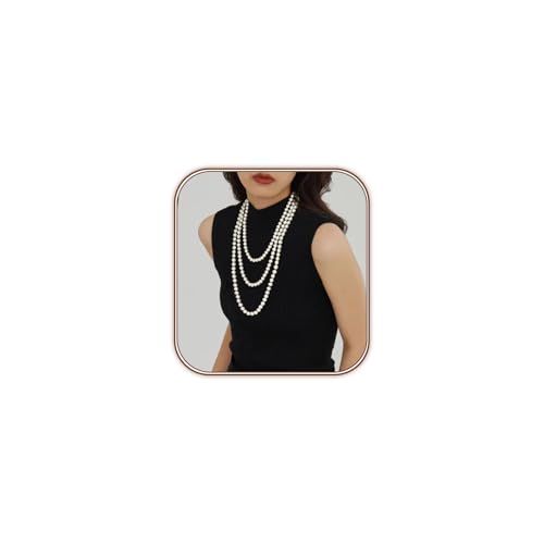 Image of Zeffy Pearl Necklace 4MM /6MM /8MM Dainty Round Imitation Pearl Choker Necklace Wedding Pearl Necklace Delicate Jewelry for Women Simple Bridesmaid Jewelry Gifts