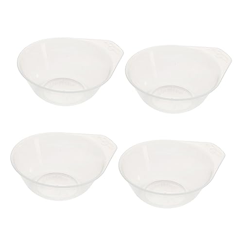 Alipis Set of 4 Little Bowls Portable Soup Bowls Mini Tableware Outdoor Reusable Plastic Ideal for Salads Noodles Grains Fruits Versatile for Parties Camping
