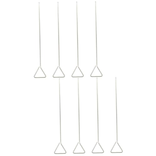 8 Pcs Coating Rod Laboratory Tool Cell Streaking Lab Cell Wide Spreading Needle Laboratory Cell Stainless Steel Cell Wide Spreading Stainless Steel Silver CIYODO