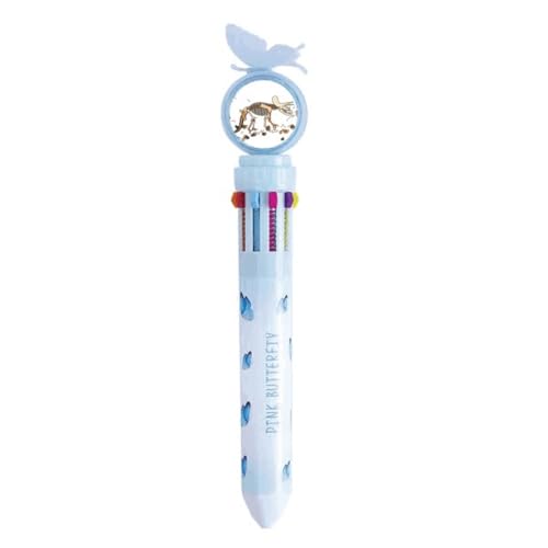 Stylo à bille rétractable multicolore dinosaure miniature, le cadeau idéal de rentrée