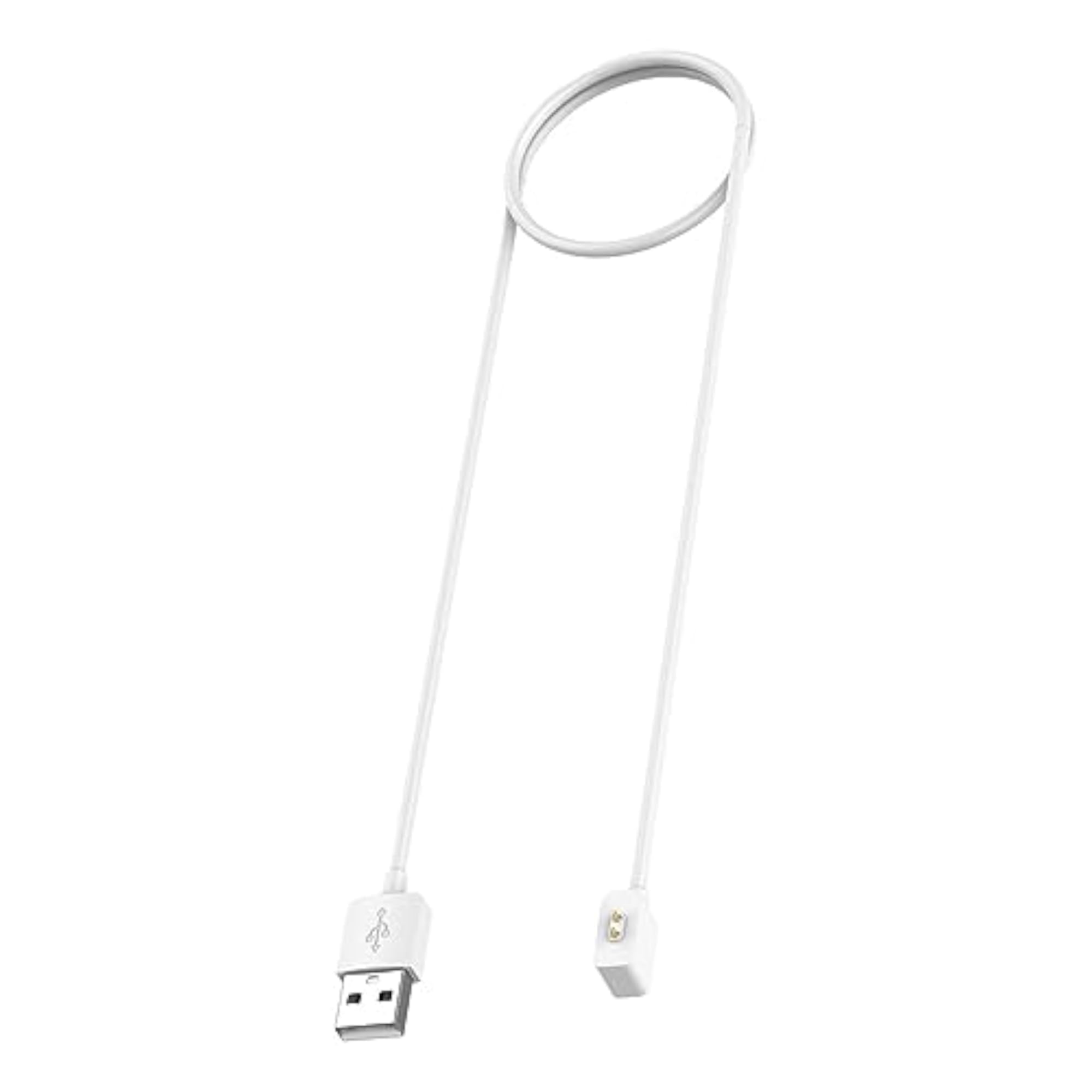 USB Charging Dock Cable for Smart Watch, White