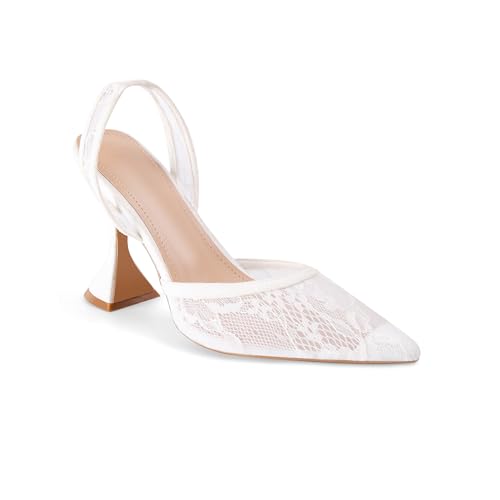 Slingback Mesh Mule Heels for Women with 3.75 Inches Heel2