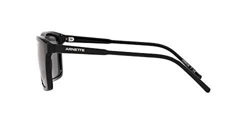 ARNETTE Man Sunglasses Black Frame, Dark Grey Lenses, 56MM4