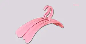 3nh 20Pcs Strong Anti-Slip ABS Hanger for Clothes,