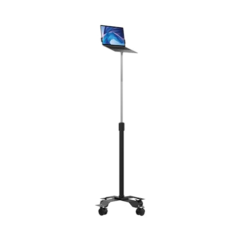 Soporte de Piso para Laptop CTA Digital Negro