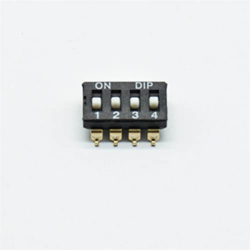 Interrupteur Dip 5P pas 2.54mm micro commutateur CMS noir x10 - 4