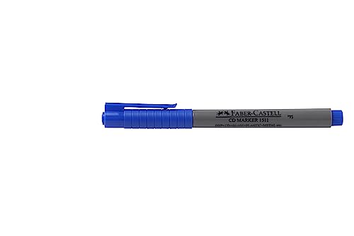 Image of Faber-Castell 10 CD /OHP MARKER PENs BLUE Pack of 3