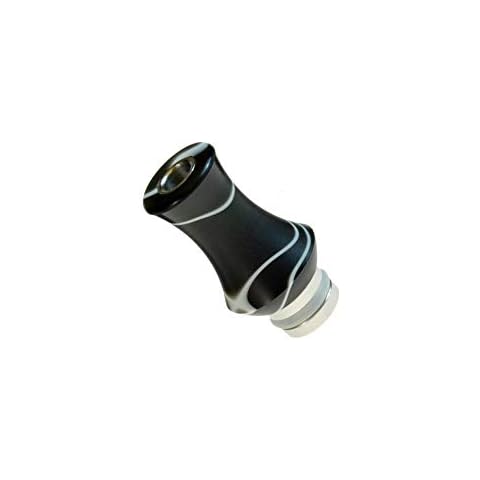 Armerah Marble Vase 510 Drip Tip eCig Mouthpiece Short/Narrow Acrylic/Stainless Single Black Cover