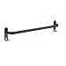 QiKun-Home Porte-Serviettes Simple Porte-Serviettes Porte-Serviettes Pantoufle Auto-Support Mural Support en Tissu Porte-Chaussures Organisateur avec Crochets Noir 10x6.5x50cm