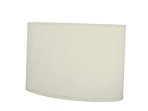 Aspen Creative 37041A Transitional Oval Hardback Shaped Spider Construction Lamp Shade in Off-White Cotton Fabric, 16 1/2" wide (9 1/2" + 16 1/2") x (9 1/2" +x 16 1/2") x 11" by Aspen Creative - Image 3