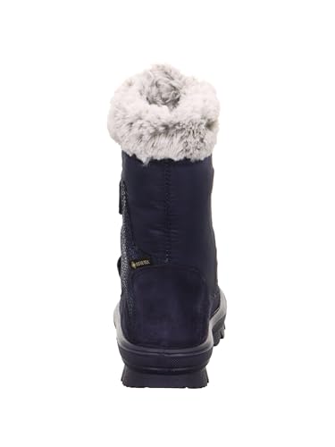 Mädchen Flavia Warm Gefütterte Gore-tex Schneestiefel, Blau 8000, 10 UK Child Wide3