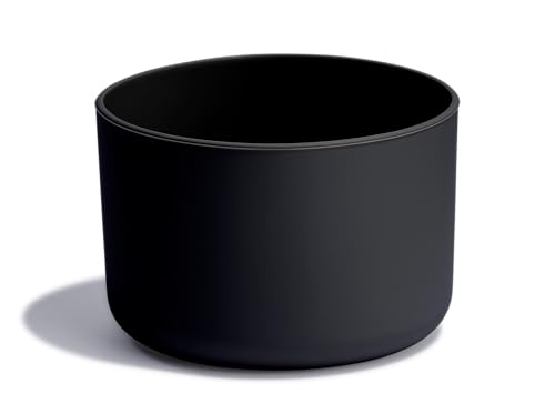 Hydro Flask Tumbler Boot – Bottom Protector Sleeve – Silicone Tumbler Accessory Medium Black