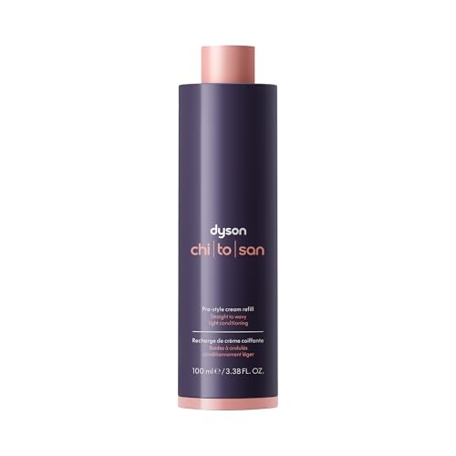 Dyson Chitosan™ Pre-style cream Refill, Straight to Wavy, Light Conditioning, 100ml Refill