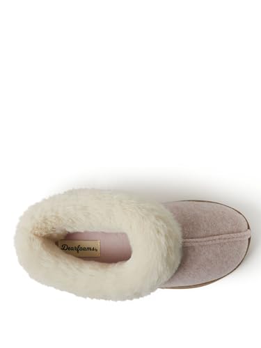 Dearfoams Women's Chloe Soft Knit Clog Slipper4