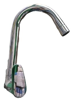 Stainless Steel Long Body taps for Bathroom (Brass Sink Cock)