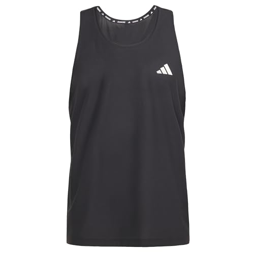 adidas Herren Own The Run Tank Top Tanktop, Black, XL