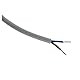 Zenitech - Elektrisches Stromkabel H05VV-F 2x1,5mm² - Ideal Für Haushaltsgeräte Und Elektrowerkzeuge - Innenbereich - Abriebfest - Grau - 25m