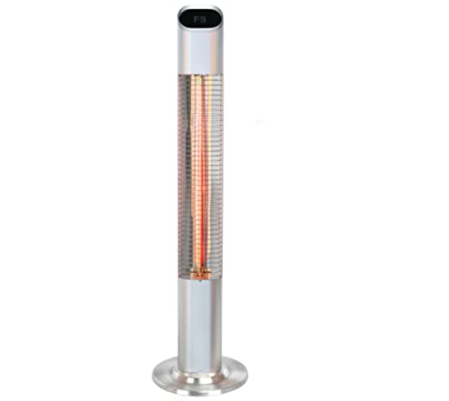 Amazon.com: Electric Oscillating Portable Tower Heater with Digital Touch  Screen, Remote Control Operated Infrared Space Heater for Patio, Garage,  Home, Office, and Camp by Sun-Ray : Patio, Lawn u0026 Garden