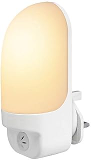 LED Plug in Night Light Dusk to Dawn Automatic Sensor Warm White A88 for Childrens Room