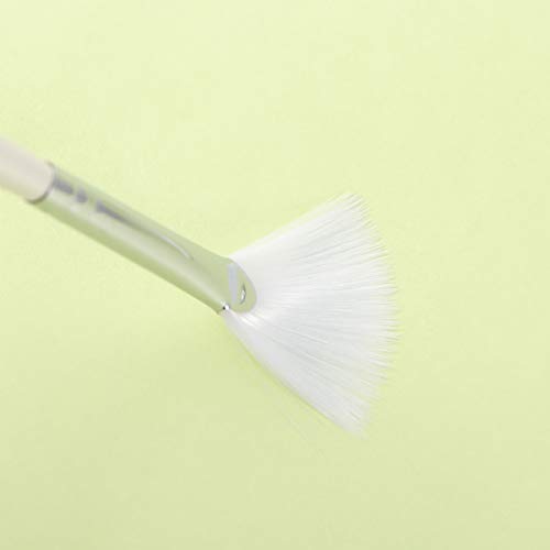 FOMIYES Facial Mask Brush Long Handle Fan Shape Skin Care Tool for Precise Application and Even Coverage Suitable for Home Spa and Diy Facial Treatments - Image 4