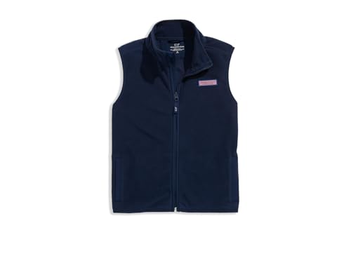 vineyard vines Boys' Harbor Fleece Zip-up Vest (Little Big Kid)