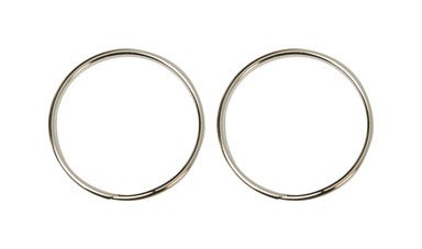 Hy-Ko Key Ring Split Dia. Nickel Plated Steel Bag Of 50