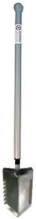 Lesche Ball Handle Heavy Duty Metal Detecting Shovel with Serrated Blade