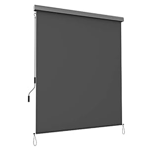 SONGMICS Senkrechtmarkise 2,5 x 1,6 m GSA165GY