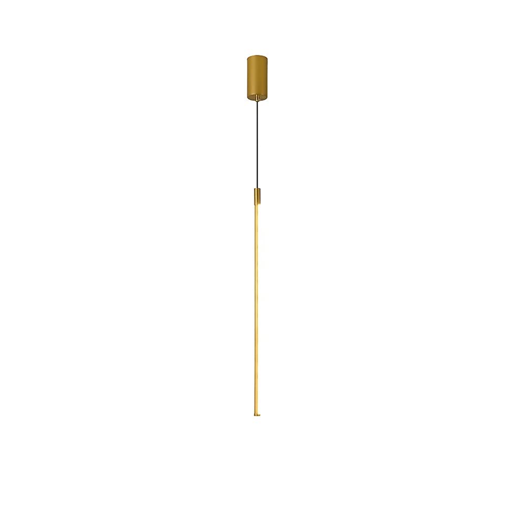 Lámpara de ambiente de pantalla de acrílico y metalizado de aluminio dorado de lujo