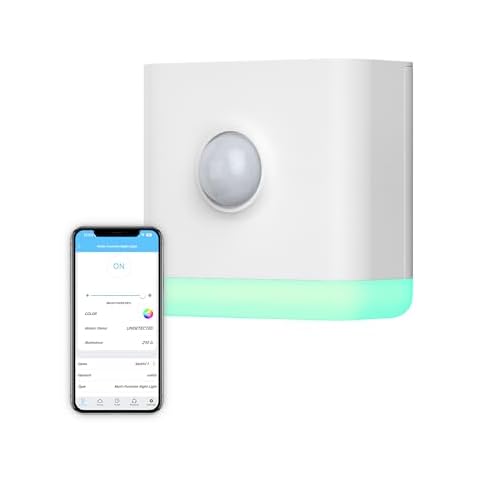 THIRDREALITY Multi-Function Night Light, Zigbee Repeater, 3-in-1 Combines a Motion Sensor, a Illumination Sensor and RGB Color Night Light, 1-100% Adjustable Brightness, Zigbee hub Required Cover