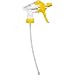Heavy Duty Universal Industrial Replacement Mist & Stream Yellow Trigger Sprayer with 9.5 Inch Tube 28-400 Neck Size (Pack of 12)
