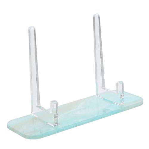 Ciieeo Acrylic Plate Stand Multi-use Display Rack Tabletop Photo Easel for Cards Signs Mini Art Display Stand Compact Stylish