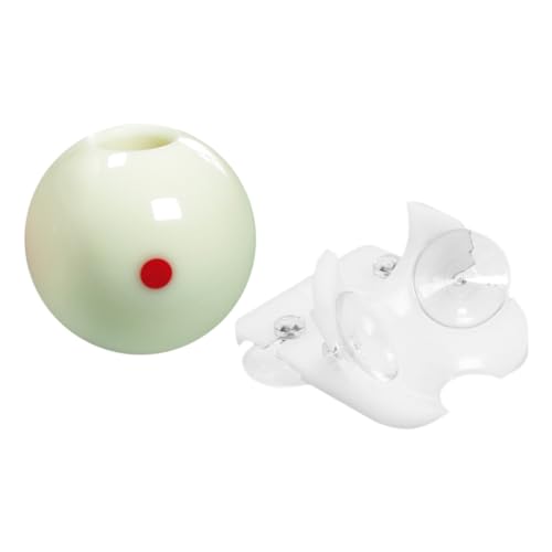 Holibanna 1Set Billiard Training Ball Regulation Replacement Ball with Base for Skill Development Durable Wear Material for Game Rooms Bars and All Skill Levels